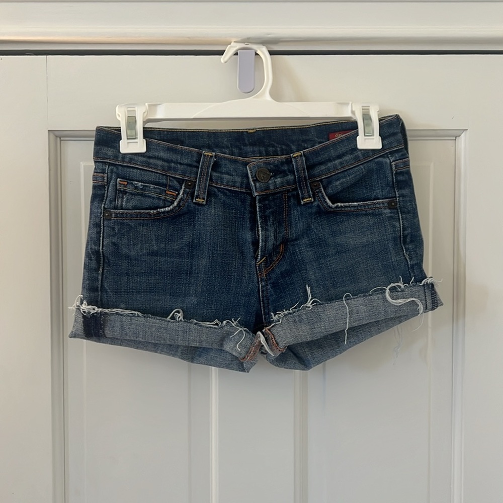 Citizens of Humanity Low waist Bootcut Jean shorts